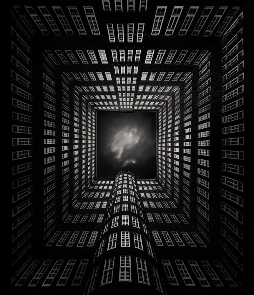 20mm, Adobe, Architecture, Art, artist, black, black and white, Bleak, building, Calm, Camera, City, cityscape, Club Presentation, Club Talk, courses, Dark, David Garthwaite, dgshot.uk, dramatic, editing tutorial, EU, Europe, fine art, for sale, framed, gallery, Germany, Gitzo, industrial, Lee Filters, Leeds, Lens, lookup, moody, Moon, multiple exposure, outdoors, panorama, photographer, Photoshop, prints, purchase, Rotterdam, Sigma, Smooth, Sony a7r2, Sprinkenhof, tall, thoughtful, Tripod, tutorial, UK, Wide Angle, yorkshire